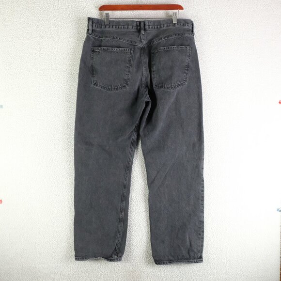 Agolde 90’s Jeans in Dark Grey - Women’s 32 - Picture 3 of 12
